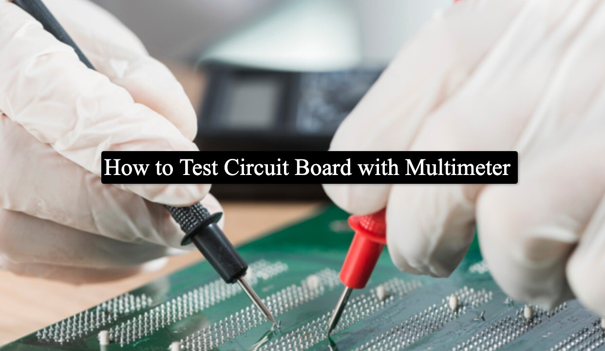 How do you test a PCB with a multimeter?